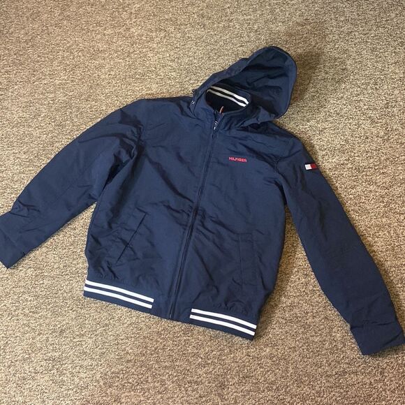 Tommy Hilfiger Windbreaker Unisex Jacket Size M - Picture 8 of 15